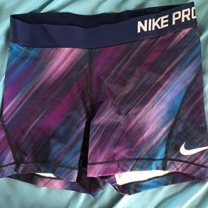 Nike pro spandex shorts